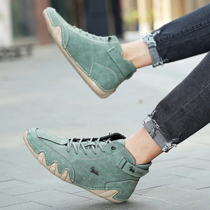 Chaussures montantes homme confort ergonomique style urbain marche quotidienne