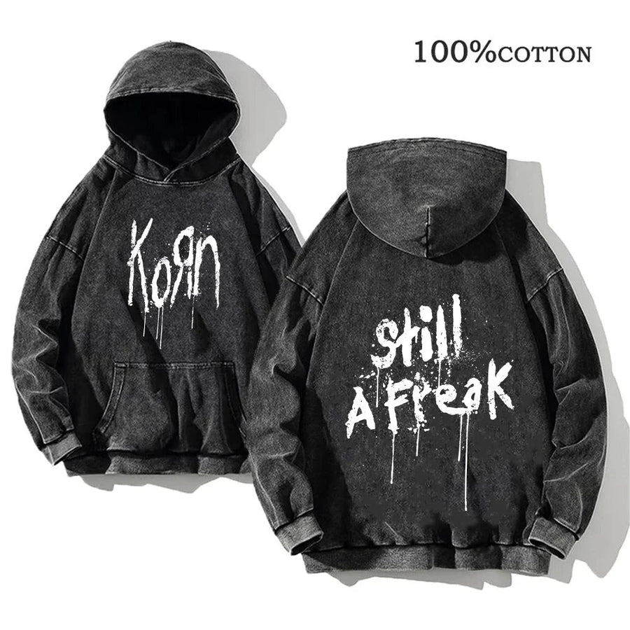 Sweat à Capuche Noir Décontracté à Imprimés Graphiques Variés