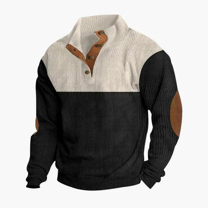 Casual button-up sweater for men – Stylish and comfortable urban fashion