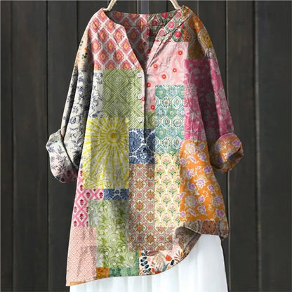 Sacha™ - Blouse à Manches Longues à Imprimé Fleuri