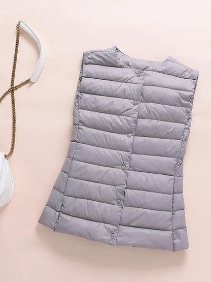 Kim – Gilet Ultraléger en Duvet pour Femme