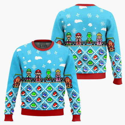 Unisex retro gaming style sweatshirt Super Mario Bros – Original sweater for video game fans