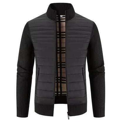Chaqueta de punto para hombre estilo coreano elegante para ocio y uso diario
