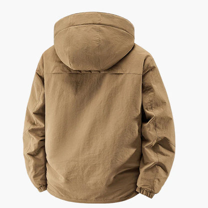 Men's Urban Style Hiking Jacket with Hood – Ideal for Outdoor and Daily Activities