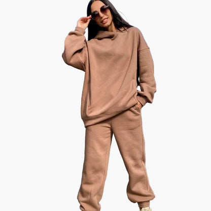 Oversized joggingset för kvinnor i avslappnad urban stil