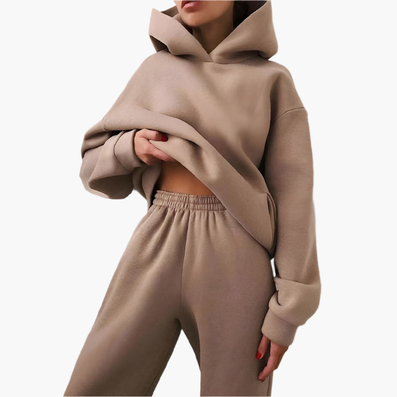 Conjunto de Chándal Casual para Mujer - Sudadera Oversize y Pantalón de Jogging Cómodo para Casa y Ocio
