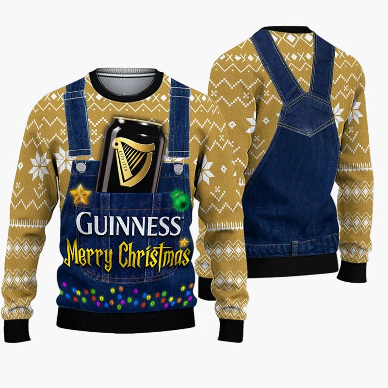 Maglione di Natale Uomo Stile Maglione Brutto – Umorismo Serie TV, Festa di Natale