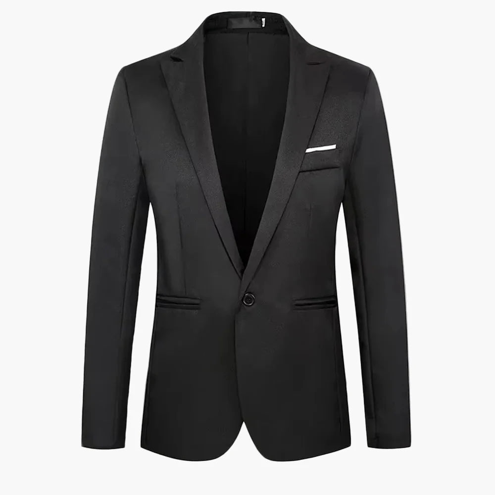 Elegante herenkostuumjas in zakelijke stijl – Ideaal voor kantoor en formele gelegenheden