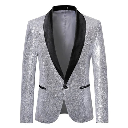 Elliott – Blazer Homme avec Paillettes pour Fête et Scène