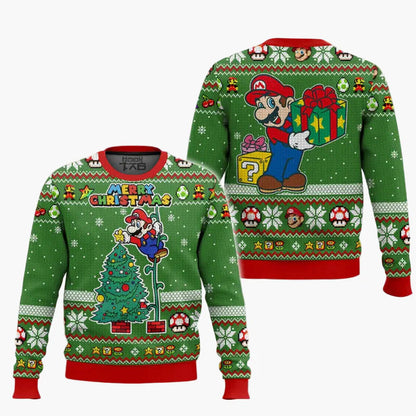 Unisex retro gaming style sweatshirt Super Mario Bros – Original sweater for video game fans