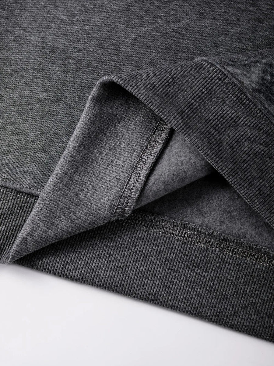 Unisex rundhalsad sweatshirt med bokstavstryck i ledig stil