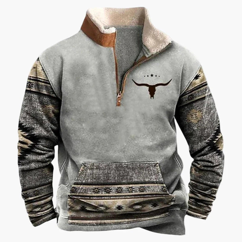 Sweat-shirt style western pour homme - Mode décontractée Wild West