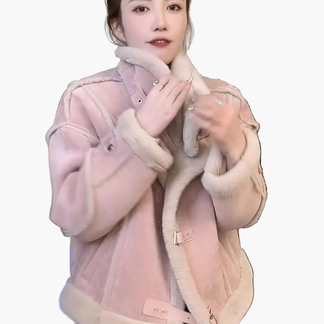 Chaqueta de mujer estilo aviador de moda para un look urbano casual
