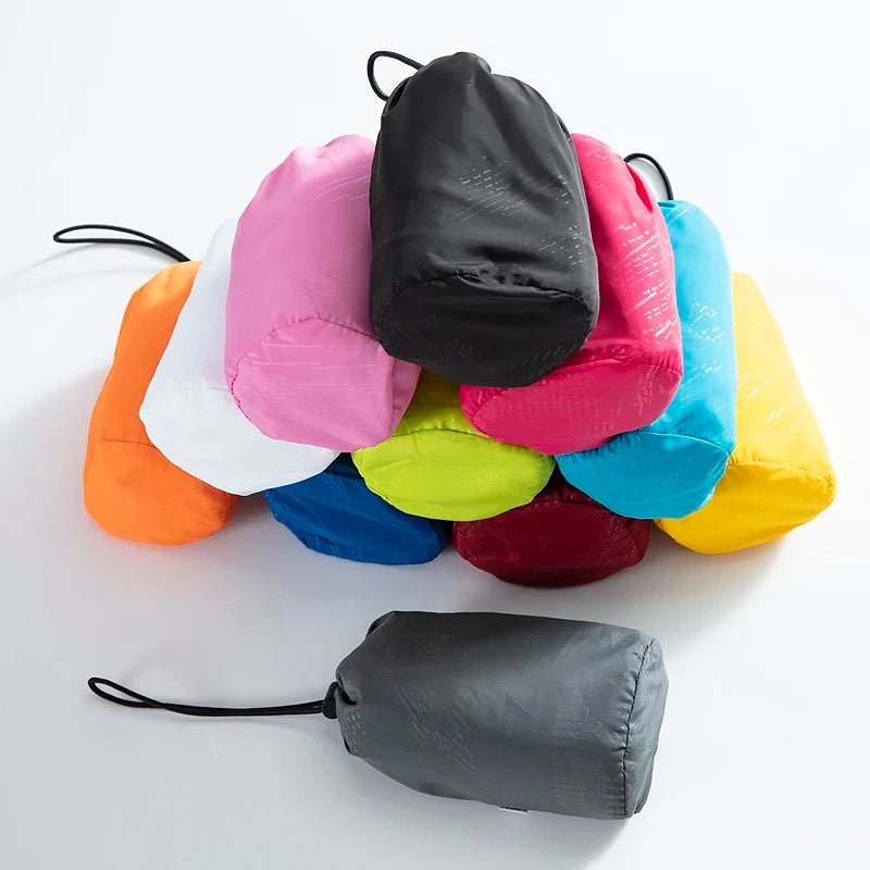 Chaqueta ligera unisex con capucha y cierre de cremallera, impermeable, transpirable y cortavientos