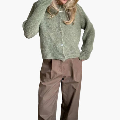 Løs og afslappet damecardigan – Urban chic og behagelig stil
