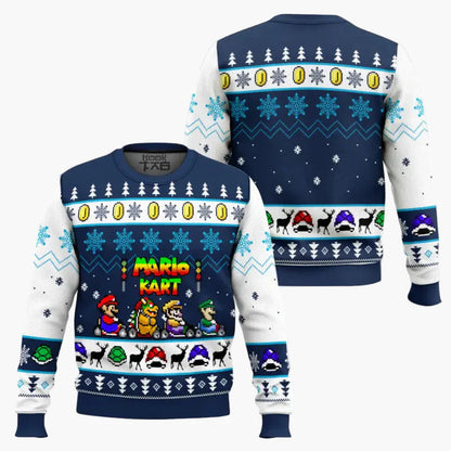 Unisex retro gaming style sweatshirt Super Mario Bros – Original sweater for video game fans