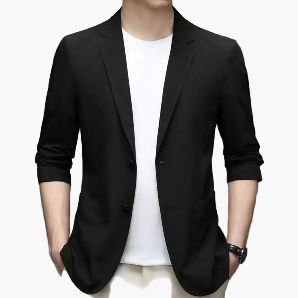 Veste Blazer Décontractée Homme Style Moderne pour Travail et Sorties