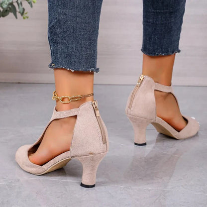 Dames pumps met middelhoog hakje, elegante avondstijl