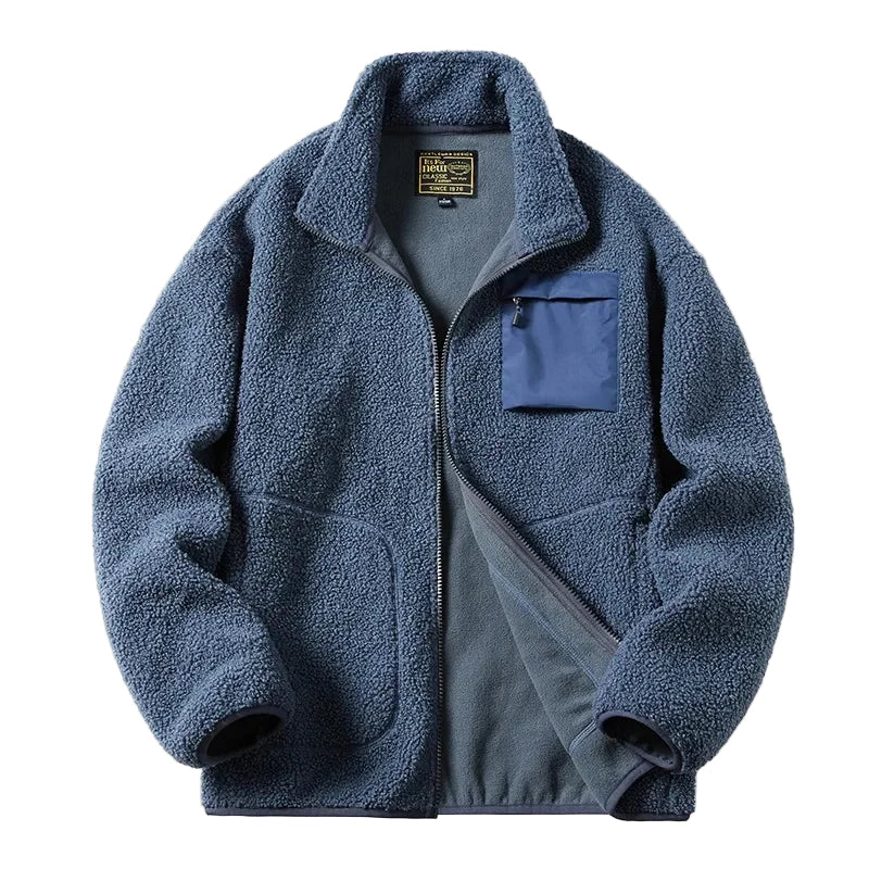 Veste Polaire Décontractée Unisexe Style Urbain pour Hommes et Femmes