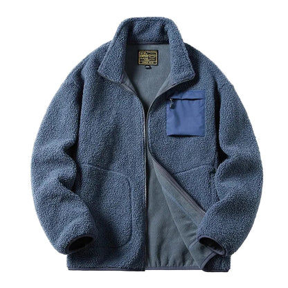 Veste Polaire Décontractée Unisexe Style Urbain pour Hommes et Femmes