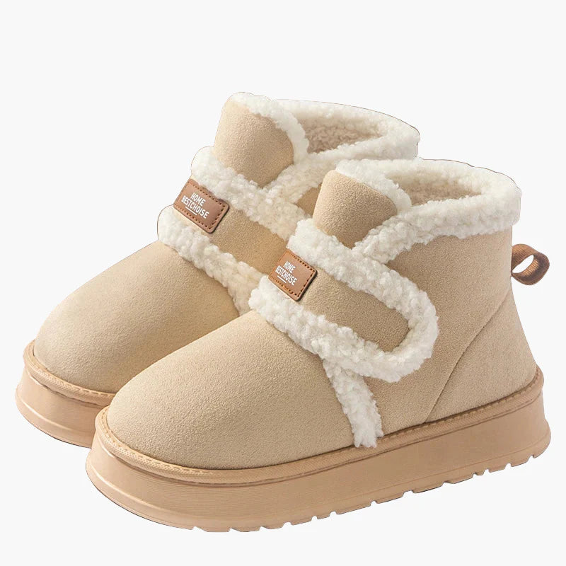 Zapatillas botines de interior cálidas para mujeres, estilo acogedor y comodidad diaria