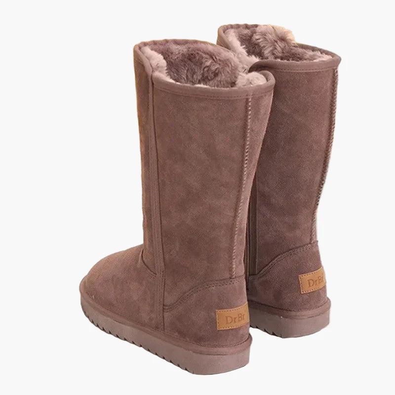 Bottes d'hiver hautes pour femme style décontracté urbain