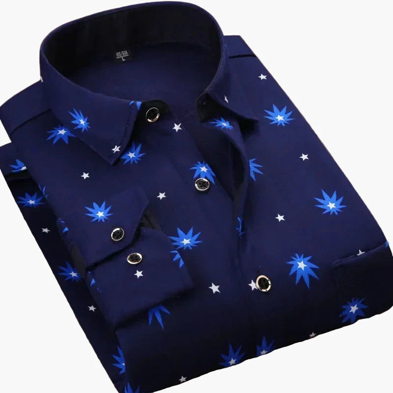 Camisa de cuadros casual para hombre, estilo clásico elegante, ideal para un look diario o profesional