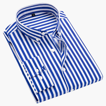 Elegantes Herrenhemd mit Streifen – Klassischer und vielseitiger Stil