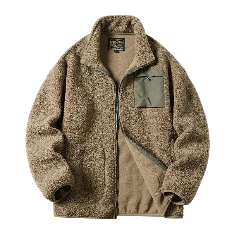 Veste Polaire Décontractée Unisexe Style Urbain pour Hommes et Femmes