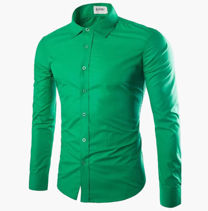 Elegantes Herrenhemd Slim Fit mit langen Ärmeln für Business und Freizeit