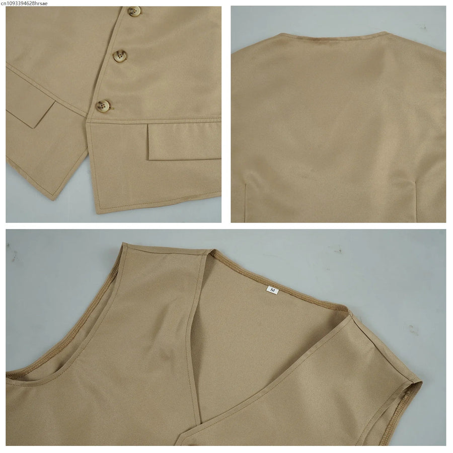 Historisches Herren­kostüm in Blau und Beige mit Dreispitz und Weste