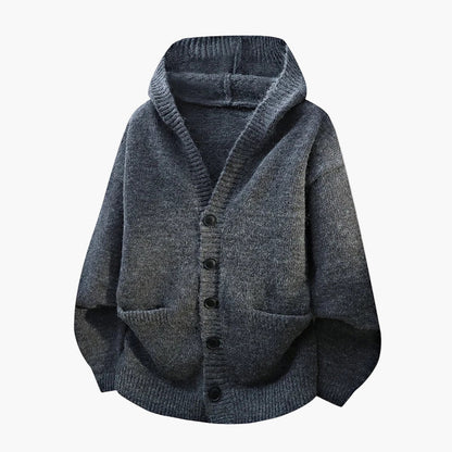 Herenvest met capuchon in casual stijl voor herfst en winter
