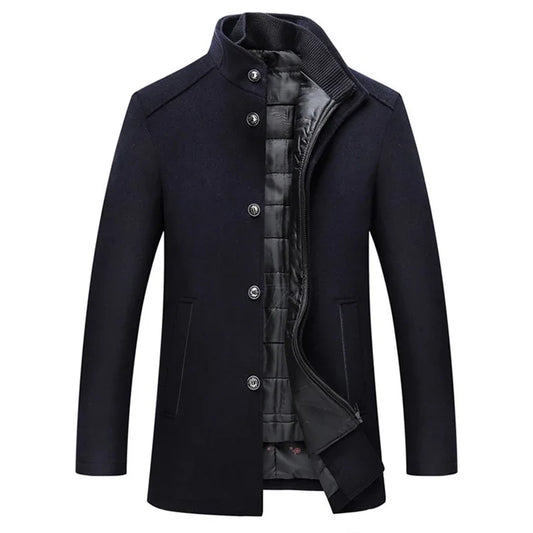 Cappotto classico da uomo - Eleganza urbana e calore invernale
