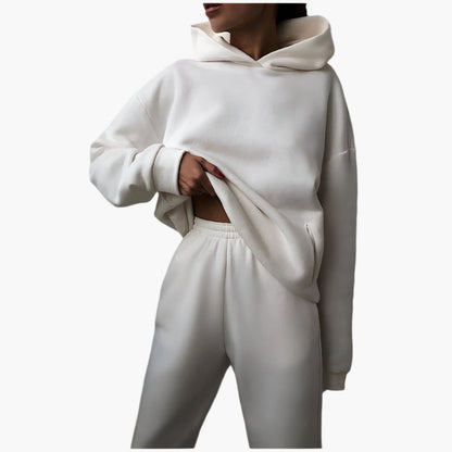 Conjunto de Chándal Casual para Mujer - Sudadera Oversize y Pantalón de Jogging Cómodo para Casa y Ocio