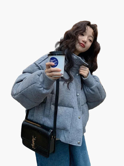 Chaqueta acolchada de estilo casual para mujer – Ideal para otoño e invierno