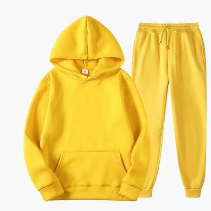 Conjunto de chándal con capucha estilo casual para mujer - Look urbano y cómodo