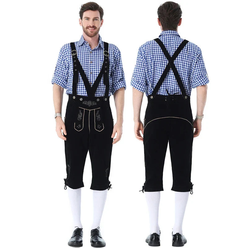 Karneval Oktoberfest-festival herrekostume pubtøj klubtøj bartender-outfit cosplay iøjnefaldende festkjole Halloween