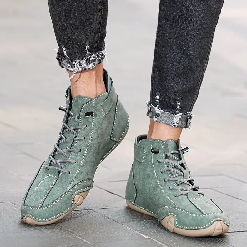 Chaussures montantes homme confort ergonomique style urbain marche quotidienne