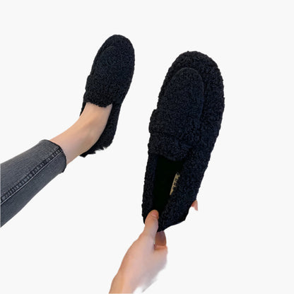 Zapatillas de mujer estilo mocasín suaves y cómodas para interior