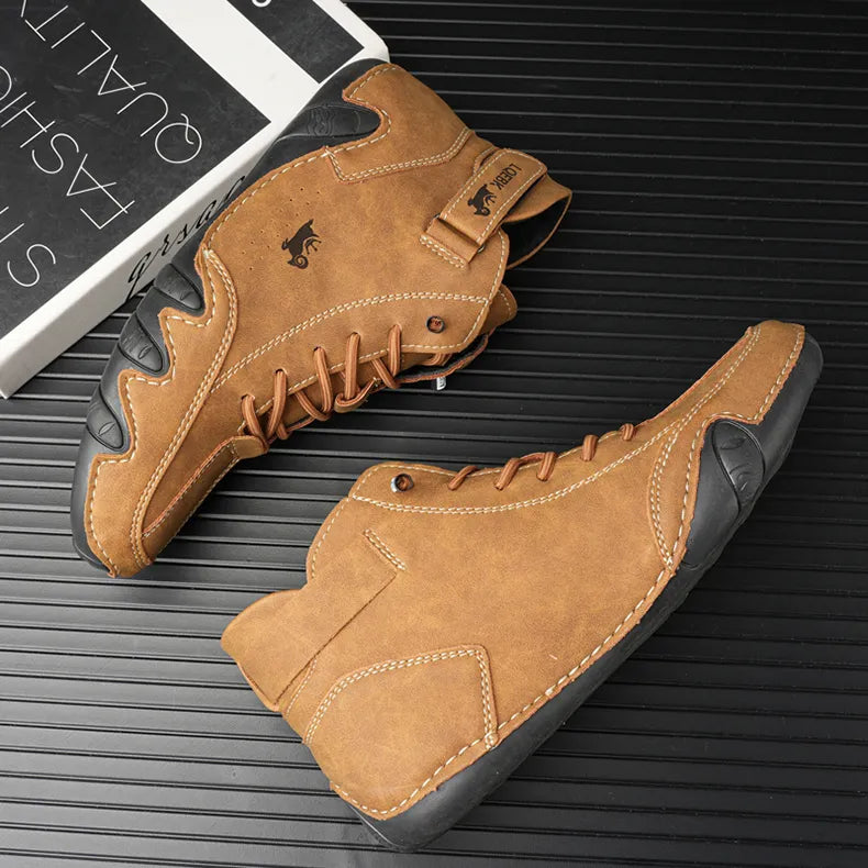 Chaussures montantes homme confort ergonomique style urbain marche quotidienne