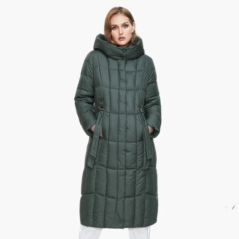 Cappotto Piumino Lungo Donna Taglia Grande Elegante Inverno Urbano