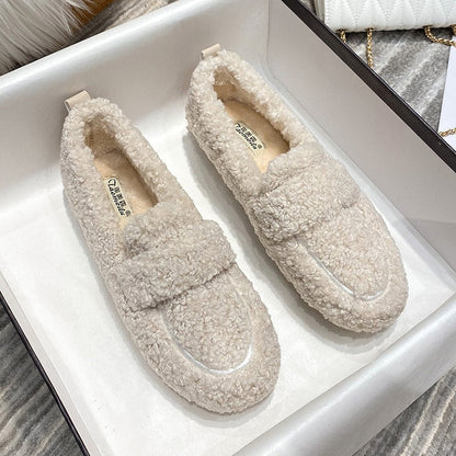 Zapatillas de mujer estilo mocasín suaves y cómodas para interior