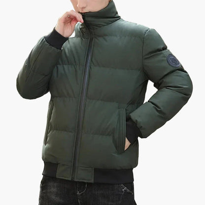 Chaqueta acolchada elegante para hombre estilo urbano – Abrigo de moda para invierno
