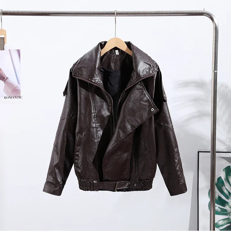 Women's cropped bomber jacket in soft fabric, military green, zip closure