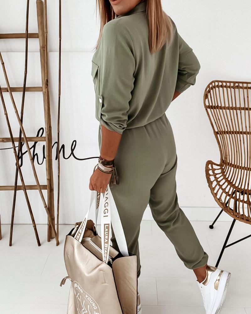 Elegante damesoverall in veelzijdige casual chique stijl