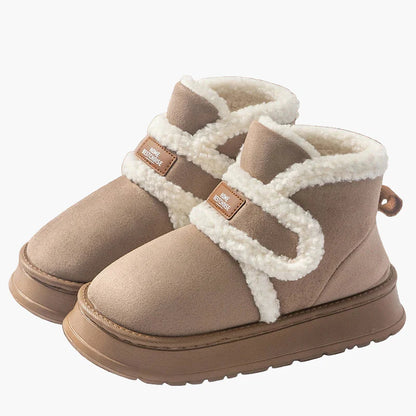 Zapatillas botines de interior cálidas para mujeres, estilo acogedor y comodidad diaria