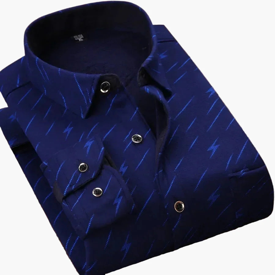 Camisa de cuadros casual para hombre, estilo clásico elegante, ideal para un look diario o profesional