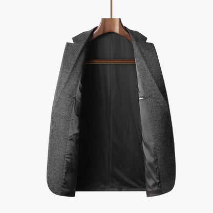 Veste Blazer Homme Élégant Style Business Décontracté pour Bureau et Occasions Formelles