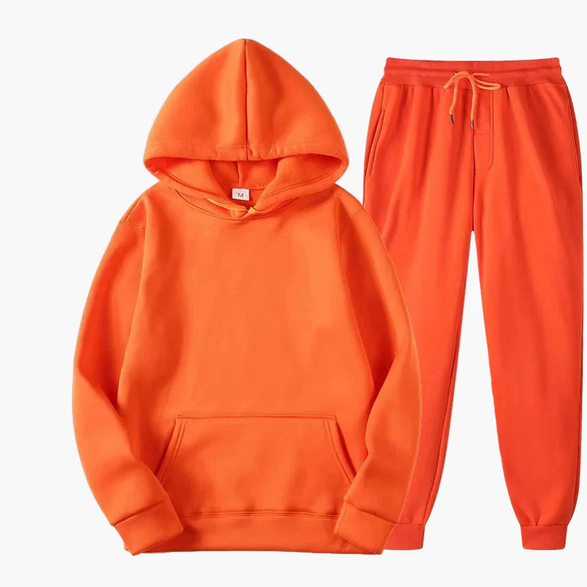 Conjunto de chándal con capucha estilo casual para mujer - Look urbano y cómodo