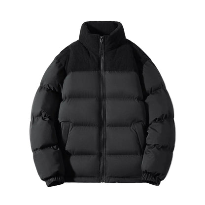 Thick puffer jacket casual urban style for men